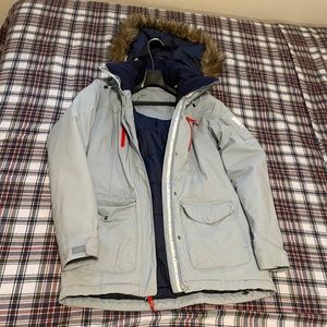 Helly Hansen light blue winter parka/ jacket XS